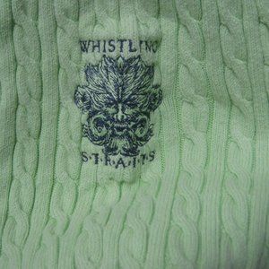 EUC EP Pro V-neck Sweater with Whistling Straits Logo- Size Large
